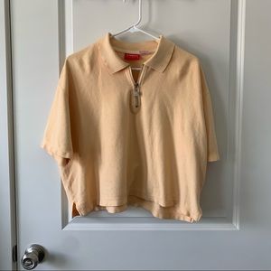 Vintage Liz Claiborne Cropped Polo